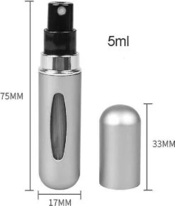 Fuzi Tools - Parfum Verstuiver - 5ML - Matt Grijs - Hervulbaar - Reisflesje - Mini Parfum Flesje 7 Fuzi Tools - Parfum Verstuiver - 5ML - Matt Grijs - Hervulbaar - Reisflesje - Mini Parfum Flesje -Parfumwinkel 1020x1200 6