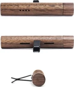 Luxe Autoparfum - Auto Luchtverfrisser Hout - Incl. 2 Geuren! - Zwarte Walnoot - Massief Houten Auto Geur - Air Vent - Aromatherapie - Airconditioner Diffuser - Auto Parfum - Hout - Clip - Navulbaar -Parfumwinkel 1022x1200 1