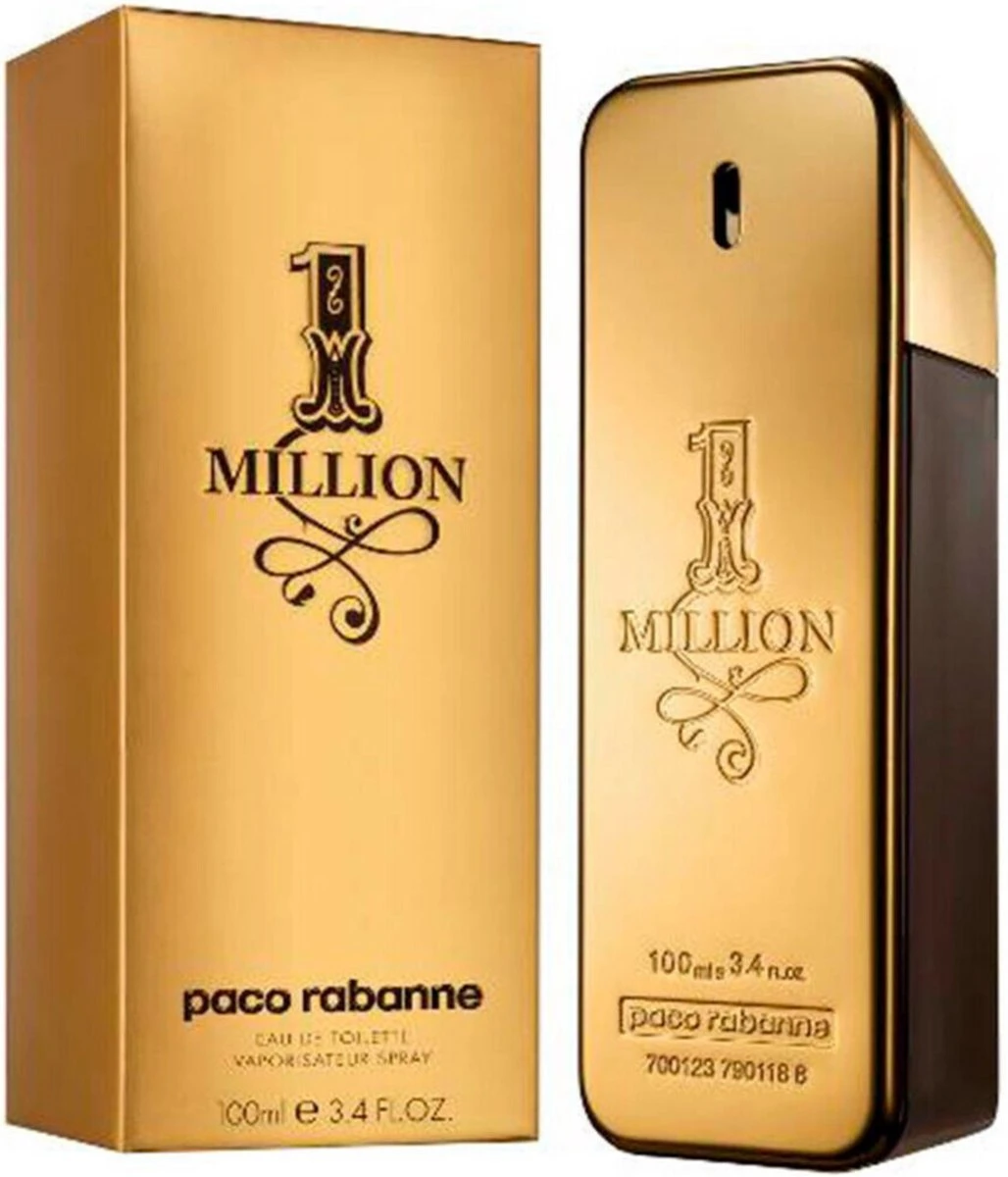Paco Rabanne 1 Million 100 Ml - Eau De Toilette - Herenparfum 2 Paco Rabanne 1 Million 100 Ml - Eau De Toilette - Herenparfum - Afbeelding 2