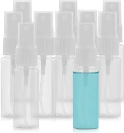 Belle Vous Mini 20ml Verstuiver Spray Flesjes (30 Pak) - Fijne Mist Spray Flesjes Met Doppen - Navulbaar Anti Lek Plastic Fles Voor Schoonmaken, Parfums, Essentiele Oliën – Reisformaat -Parfumwinkel 1113x1200 5