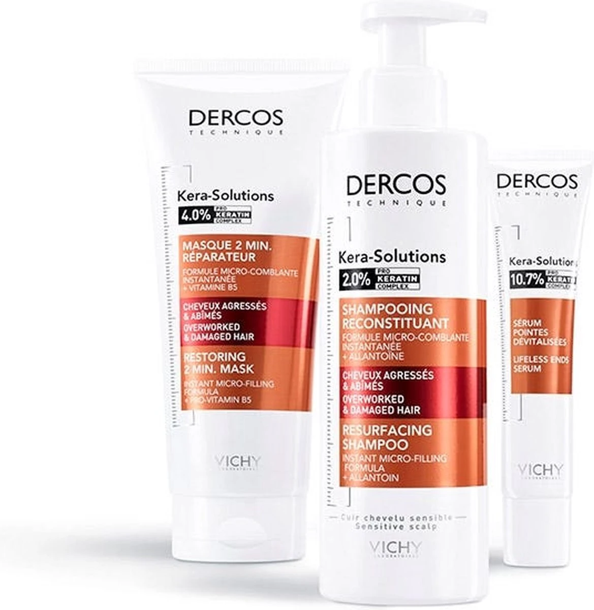 Vichy Dercos Kera-Solutions Haarmasker 4 Vichy Dercos Kera-Solutions Haarmasker - Afbeelding 4