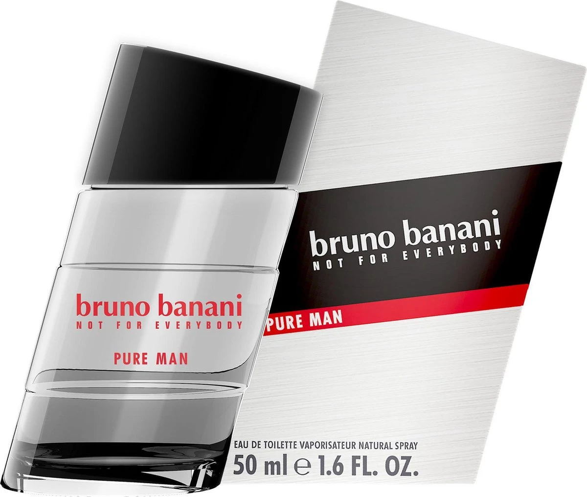 Bruno Banani Pure Man Eau De Toilette 50 Ml 2 Bruno Banani Pure Man Eau De Toilette 50 Ml - Afbeelding 2