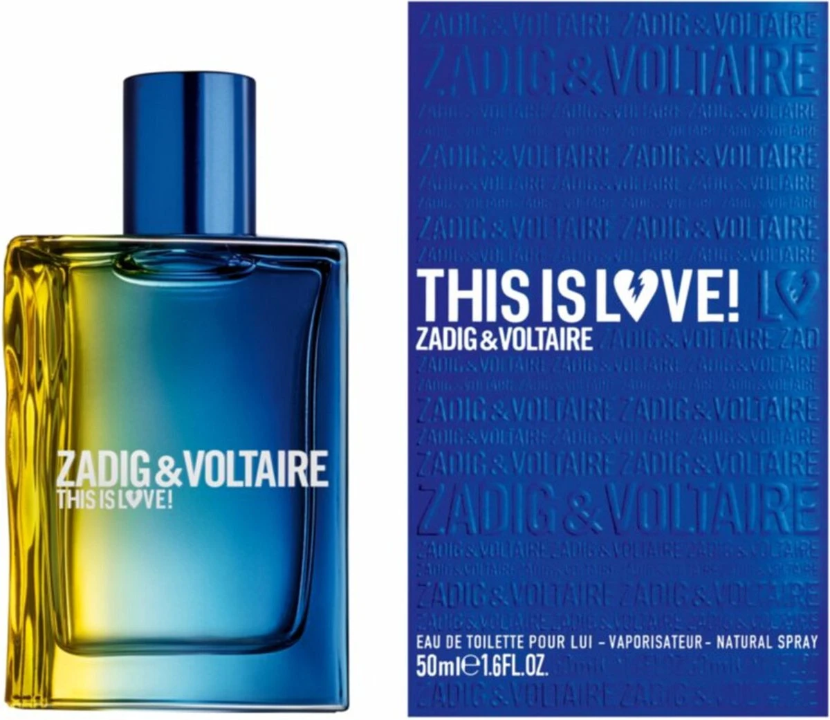 Zadig & Voltaire This Is Love! 50 Ml - Eau De Toilette - Herenparfum 10 Zadig & Voltaire This Is Love! 50 Ml - Eau De Toilette - Herenparfum - Afbeelding 10