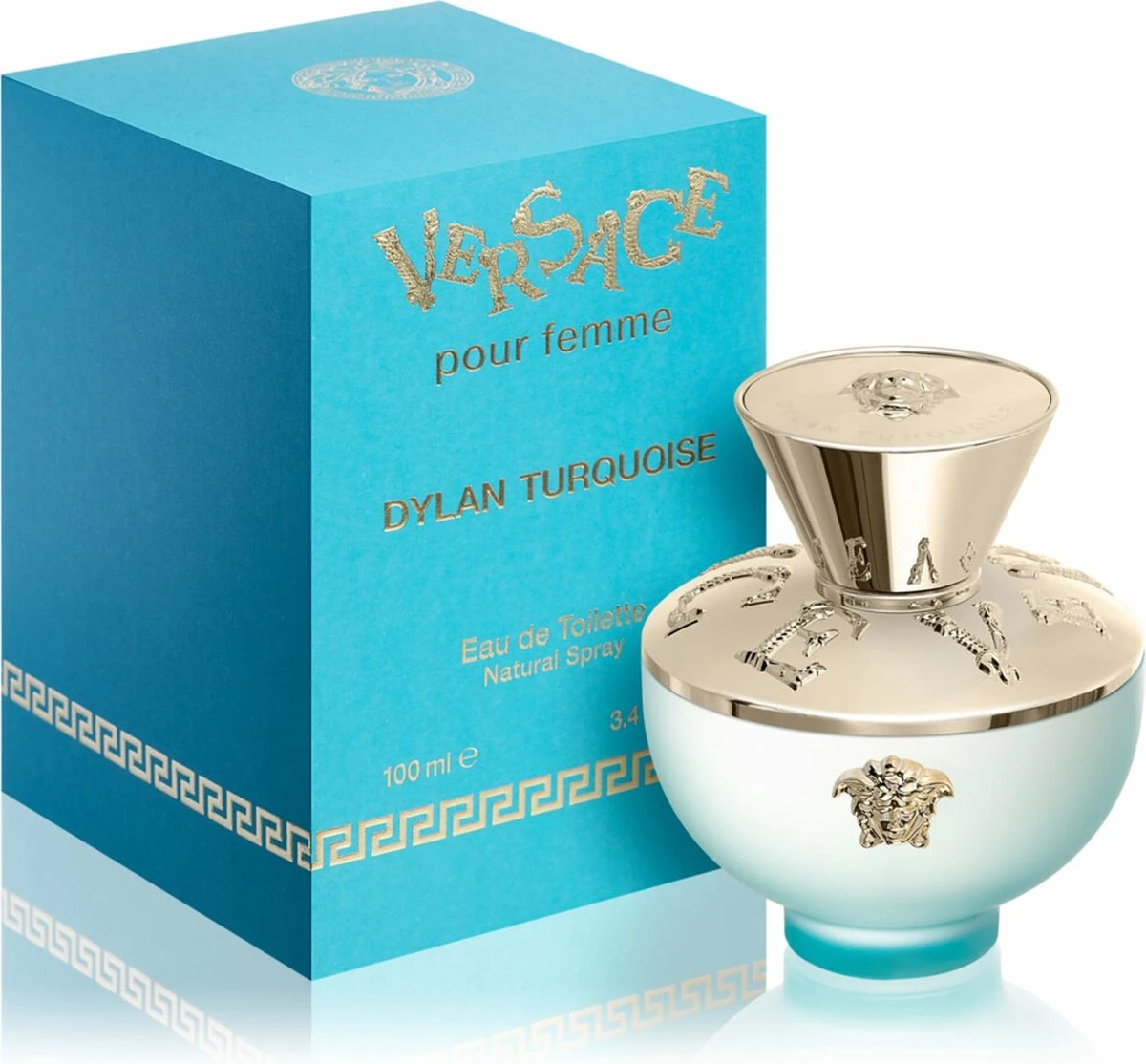 Versace - Dylan Turquoise Pour Femme - Eau De Toilette - 100ml 5 Versace - Dylan Turquoise Pour Femme - Eau De Toilette - 100ml - Afbeelding 5