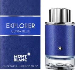Mont Blanc Montblanc - Explorer Ultra Blue - Eau De Parfum - 100 Ml - Voor Heren -Parfumwinkel 1200x1133