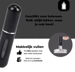 Cetins - Parfum Verstuiver Navulbaar - Mini Parfum Flesje - Reisflesje – Zwart -Parfumwinkel 1200x1145 7