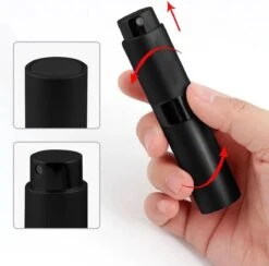 Scenty - Parfum Verstuiver Navulbaar - Mini Parfum Flesje - Reisflesje - Zwart -Parfumwinkel 1200x1183 5