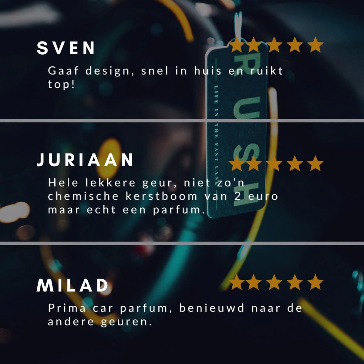 RUSH Autoparfum Sweet Sense - Auto Geurverfrisser - Parfum Voor Dames En Heren 4 RUSH Autoparfum Sweet Sense - Auto Geurverfrisser - Parfum Voor Dames En Heren - Afbeelding 4