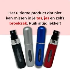 Cetins - Parfum Verstuiver Navulbaar - Mini Parfum Flesje - Reisflesje – Matt Rood -Parfumwinkel 1200x1200 524