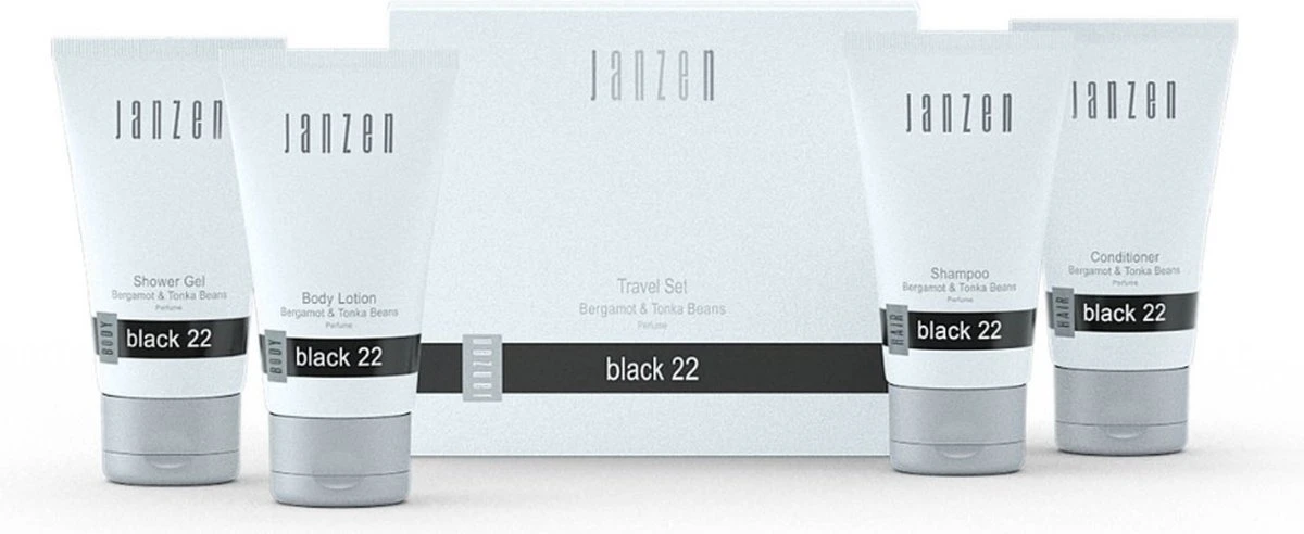 JANZEN Travel Set Black 22 1 JANZEN Travel Set Black 22