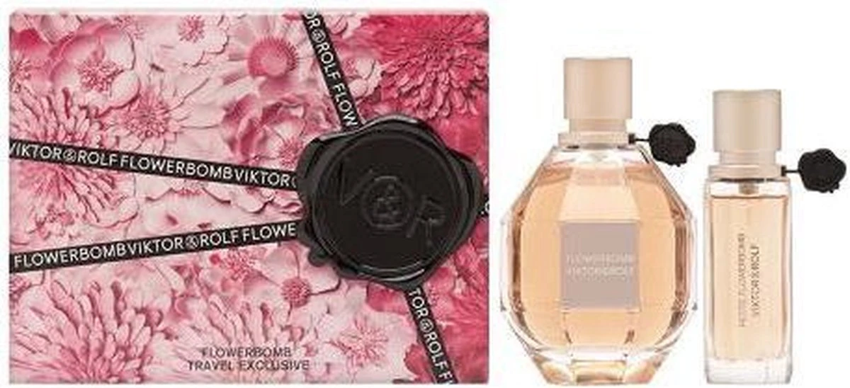 Set Viktor & Rolf Flowerbomb Eau De Parfum - 100 ML + 20 ML 5 Set Viktor & Rolf Flowerbomb Eau De Parfum - 100 ML + 20 ML - Afbeelding 5