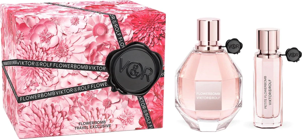 Set Viktor & Rolf Flowerbomb Eau De Parfum - 100 ML + 20 ML 1 Set Viktor & Rolf Flowerbomb Eau De Parfum - 100 ML + 20 ML
