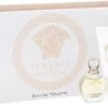 Versace Eros Pour Femme Giftset - 5 Ml Eau De Toilette Spray + 25 Ml Showergel + 25 Ml Bodylotion - Cadeauset Voor Dames