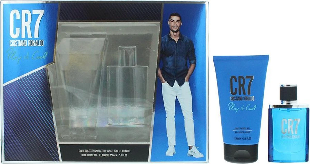 Cristiano Ronaldo Cr7 Play It Cool 2 Piece Gift Set: Eau De Toilette 30ml + Shower Gel 150ml 1 Cristiano Ronaldo Cr7 Play It Cool 2 Piece Gift Set: Eau De Toilette 30ml + Shower Gel 150ml