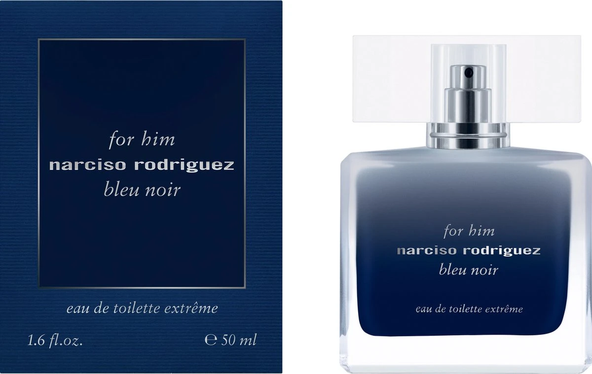 Narciso Rodriguez Blue Noir For Him Extrˆme - 50 Ml - Eau De Toilette Spray - Herenparfum 3 Narciso Rodriguez Blue Noir For Him Extrˆme - 50 Ml - Eau De Toilette Spray - Herenparfum - Afbeelding 3
