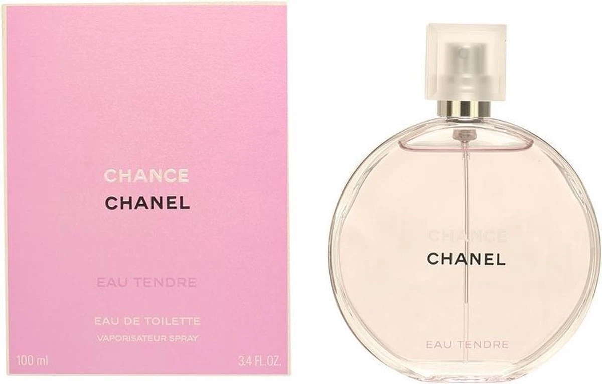 Chanel Chance Eau Tendre - 100 Ml - Eau De Toilette Spray Vaporisateur - Damesparfum 1 Chanel Chance Eau Tendre - 100 Ml - Eau De Toilette Spray Vaporisateur - Damesparfum