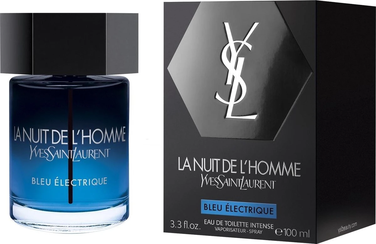 Yves Saint Laurent - Eau De Toilette - La Nuit De L'Homme Bleu Electrique - 100 Ml 2 Yves Saint Laurent - Eau De Toilette - La Nuit De L'Homme Bleu Electrique - 100 Ml - Afbeelding 2