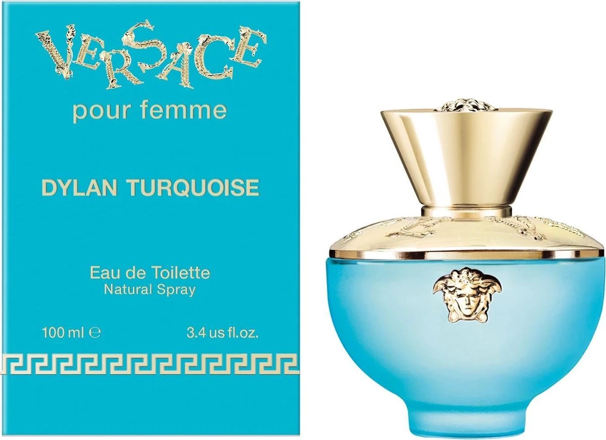 Versace - Dylan Turquoise Pour Femme - Eau De Toilette - 100ml 8 Versace - Dylan Turquoise Pour Femme - Eau De Toilette - 100ml - Afbeelding 8