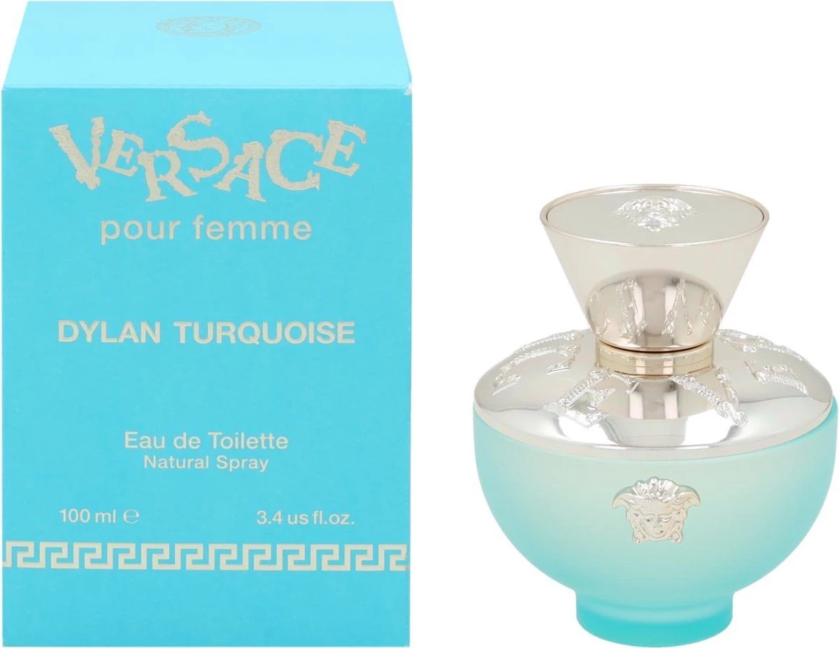 Versace - Dylan Turquoise Pour Femme - Eau De Toilette - 100ml 3 Versace - Dylan Turquoise Pour Femme - Eau De Toilette - 100ml - Afbeelding 3