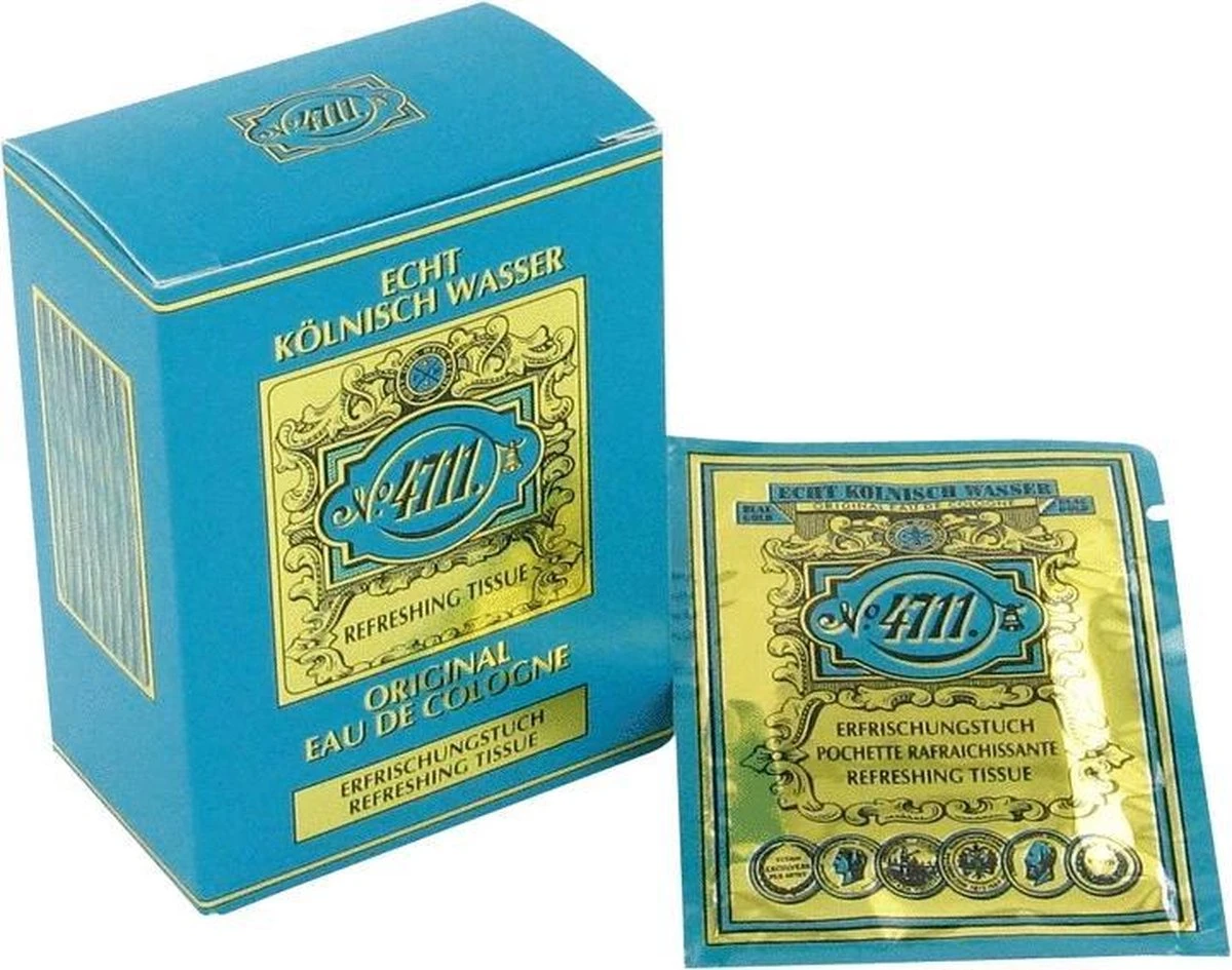 4711 Original Refreshing Eau De Cologne Tissue - 10 Stuk 10 4711 Original Refreshing Eau De Cologne Tissue - 10 Stuk - Afbeelding 10