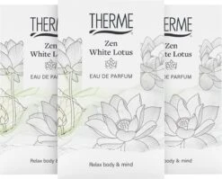 3x Therme Zen White Lotus Eau De Parfum Spray 30 Ml