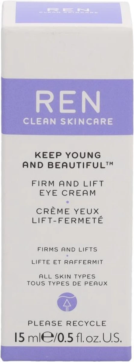 Ren Clean Skincare - Keep Young And Beautiful Firm And Lift Eye Cream 3 Ren Clean Skincare - Keep Young And Beautiful Firm And Lift Eye Cream - Afbeelding 3