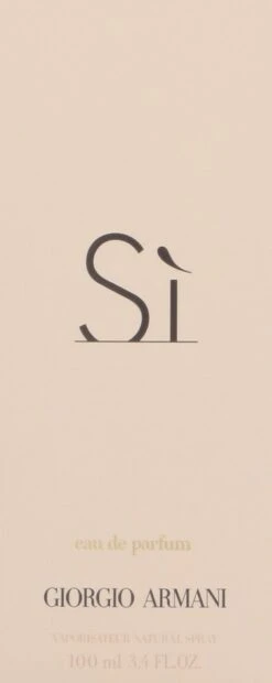 Giorgio Armani Sì 100 Ml - Eau De Parfum - Damesparfum 7 Giorgio Armani Sì 100 Ml - Eau De Parfum - Damesparfum -Parfumwinkel 478x1200 4