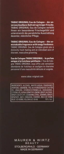 Tabac Original - 150 Ml - Eau De Cologne Spray - Herenparfum -Parfumwinkel 502x1200 3