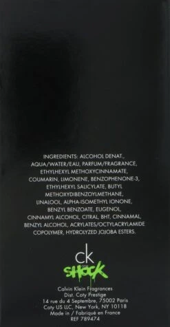 Calvin Klein Shock - 100 Ml - Eau De Toilette -Parfumwinkel 624x1200 3