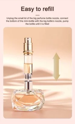 Hervulbare Parfumverstuiver-5ml-Mini Parfumverstuiver-Kleine Spuitfles Voor Parfum-Lege Parfumflesje Voor Op Reis Glasspray Draagbaar Parfumpakket Met Lederen Hoes - Mandarijn Groen -Parfumwinkel 727x1200 8