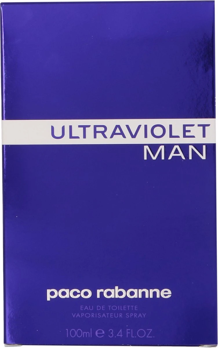Paco Rabanne Ultraviolet 100 Ml - Eau De Toilette - Herenparfum 3 Paco Rabanne Ultraviolet 100 Ml - Eau De Toilette - Herenparfum - Afbeelding 3
