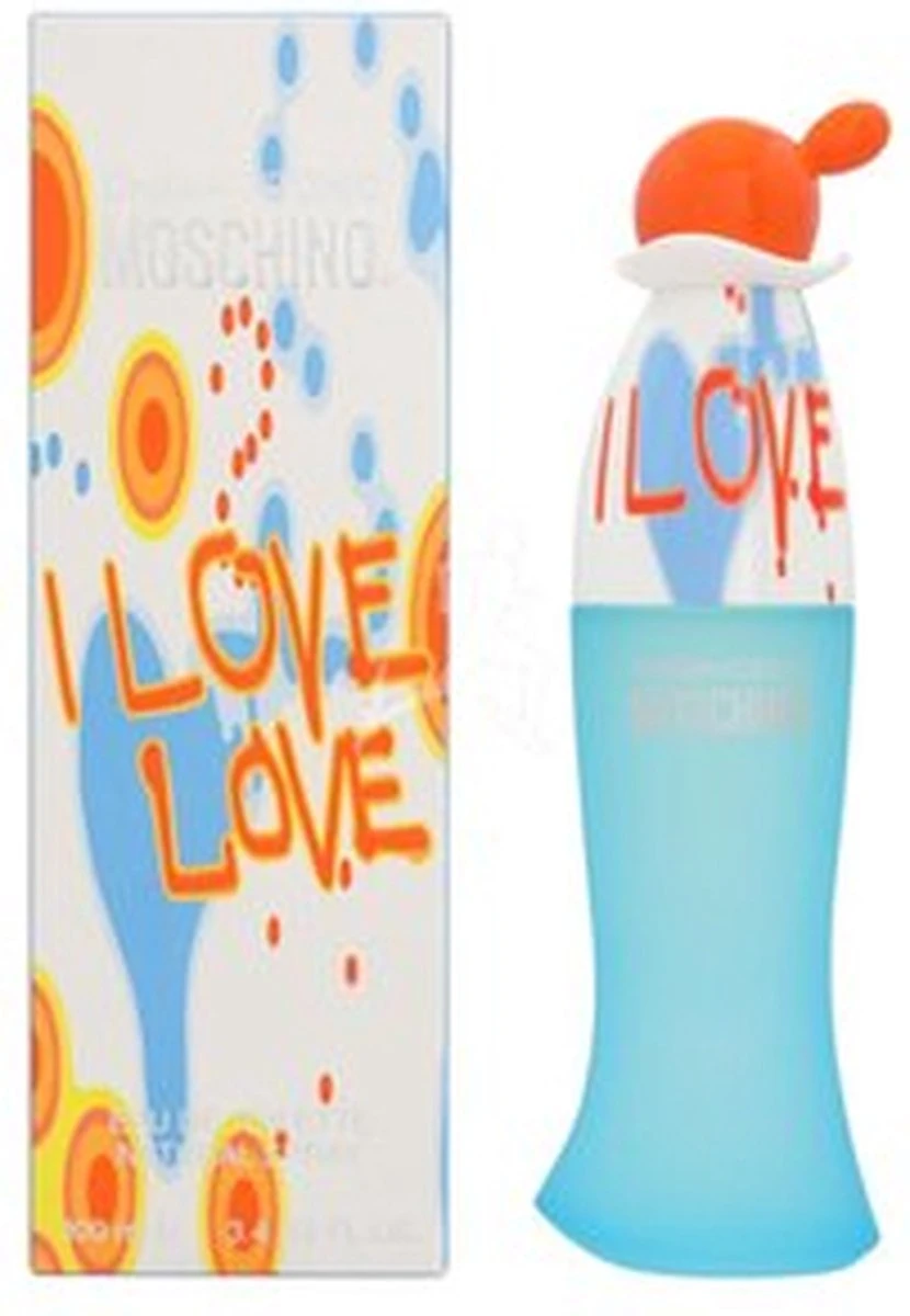 Moschino I Love Love 100 Ml - Eau De Toilette - Damesparfum 4 Moschino I Love Love 100 Ml - Eau De Toilette - Damesparfum - Afbeelding 4