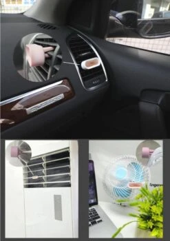 Eco Autoparfum ZWART - 2 Stuks!! - Luxe Auto Luchtverfrisser - Voor Luchtrooster - Autogeur -AutoVerfrisser - Trendy Design - VentilatieroosterMonteerbaar - Herbruikbaar - AutoLuchtje - Geurverfrisser - Eco Friendly - Biologisch Afbreekbaar -Parfumwinkel 847x1200 3