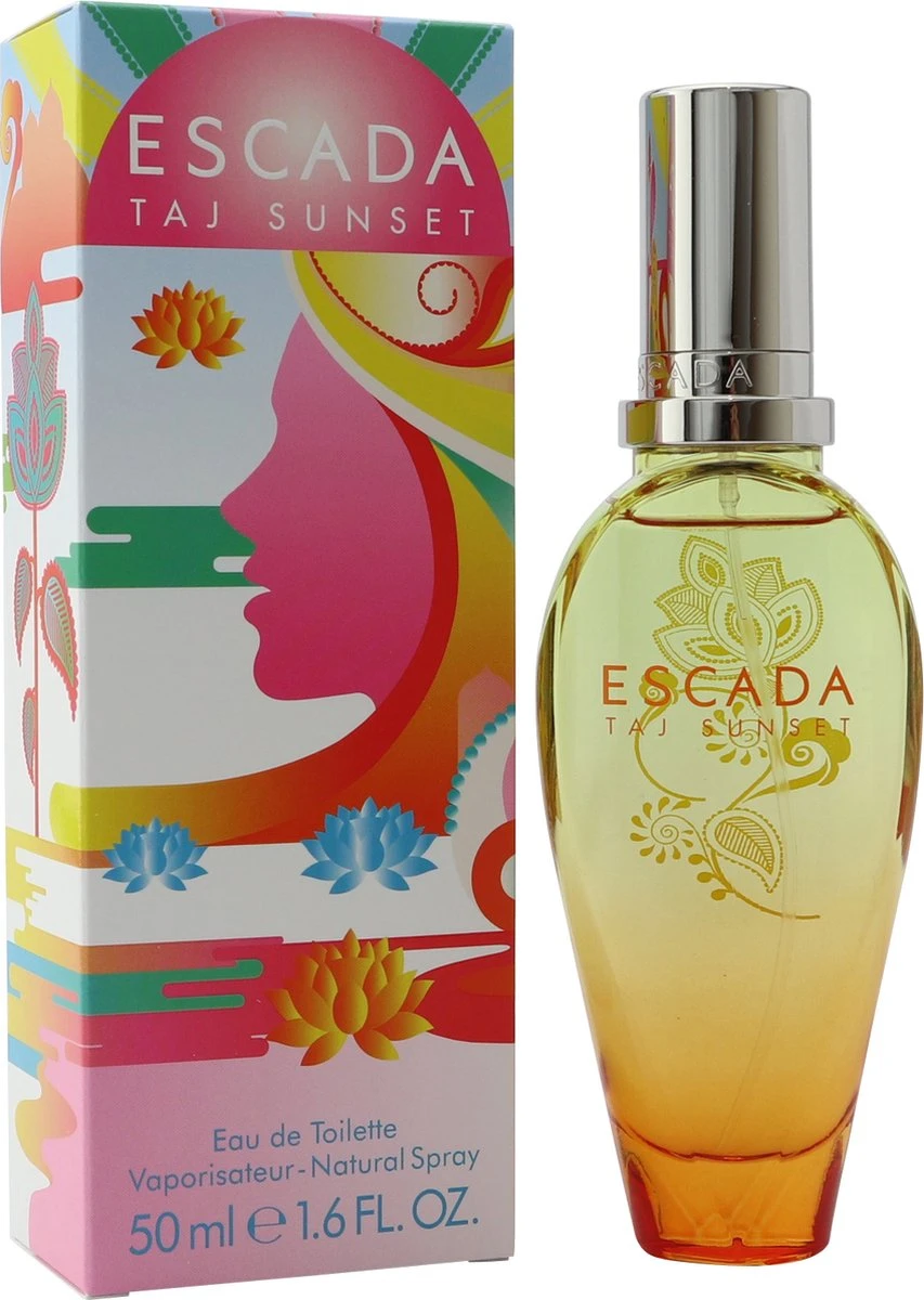 Escada Taj Sunset Eau De Toilette 50ml 2 Escada Taj Sunset Eau De Toilette 50ml - Afbeelding 2