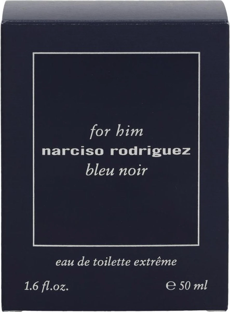 Narciso Rodriguez Blue Noir For Him Extrˆme - 50 Ml - Eau De Toilette Spray - Herenparfum 4 Narciso Rodriguez Blue Noir For Him Extrˆme - 50 Ml - Eau De Toilette Spray - Herenparfum - Afbeelding 4