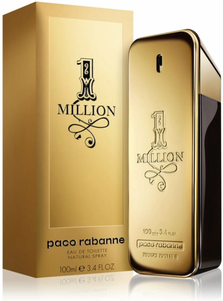 Paco Rabanne 1 Million 100 Ml - Eau De Toilette - Herenparfum 1 Paco Rabanne 1 Million 100 Ml - Eau De Toilette - Herenparfum
