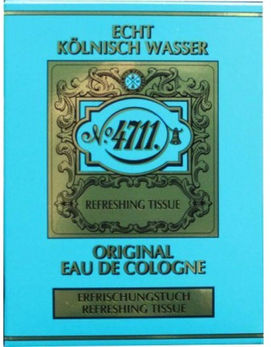 4711 Original Refreshing Eau De Cologne Tissue - 10 Stuk 12 4711 Original Refreshing Eau De Cologne Tissue - 10 Stuk - Afbeelding 12