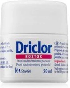 Driclor - Antiperspirant Solution - Antiperspirant Roll-On - 20ml -Parfumwinkel 954x1200