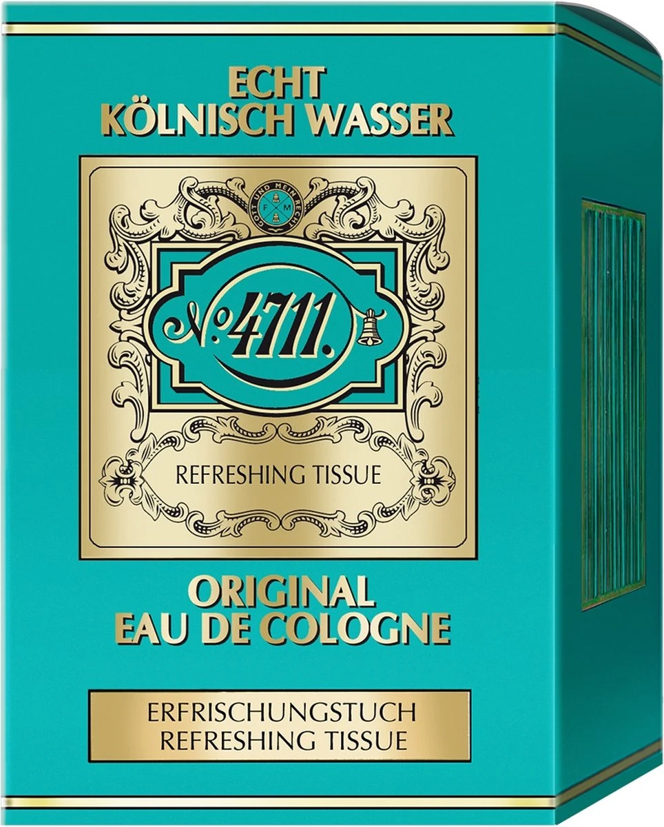 4711 Original Refreshing Eau De Cologne Tissue - 10 Stuk 3 4711 Original Refreshing Eau De Cologne Tissue - 10 Stuk - Afbeelding 3