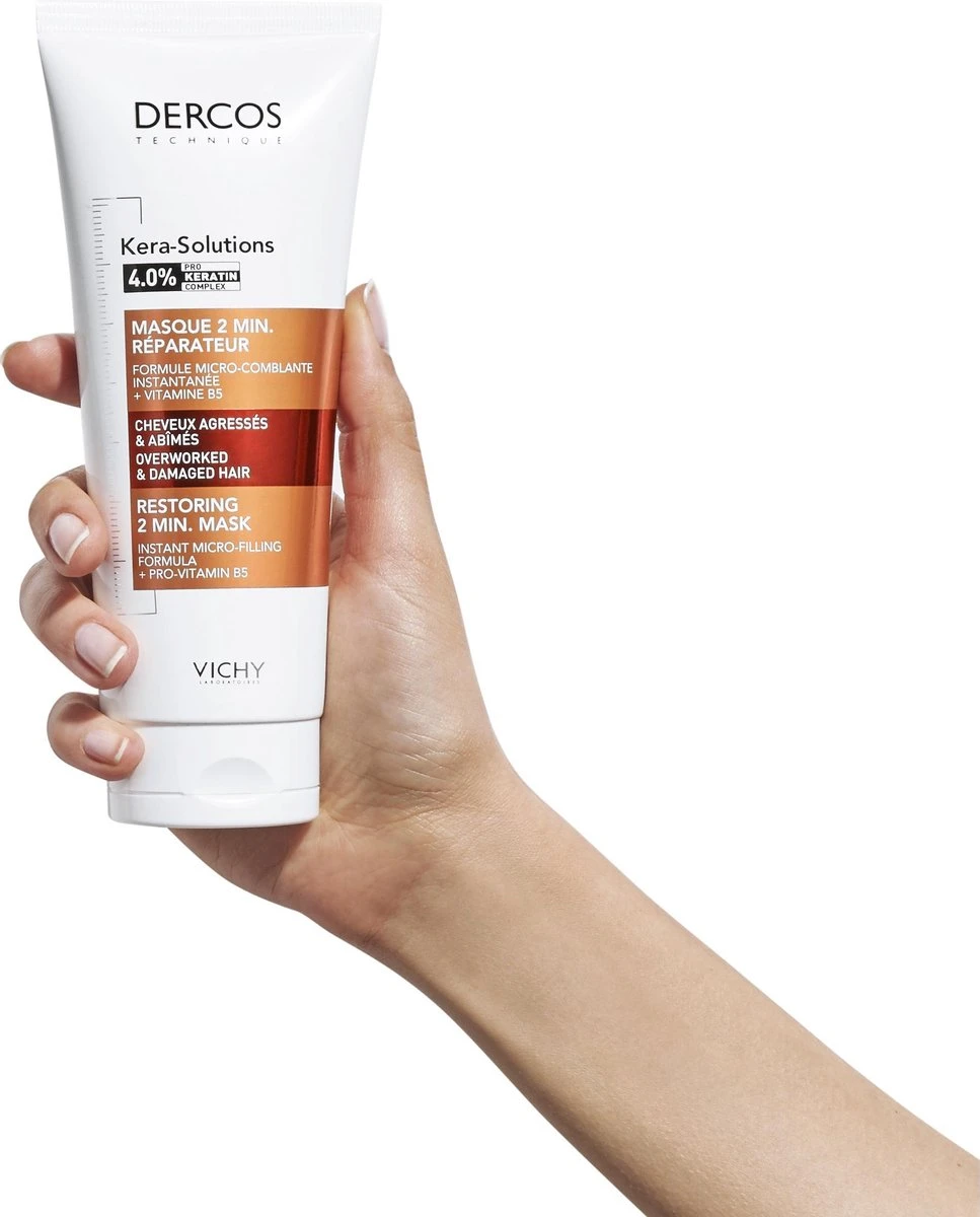 Vichy Dercos Kera-Solutions Haarmasker 5 Vichy Dercos Kera-Solutions Haarmasker - Afbeelding 5