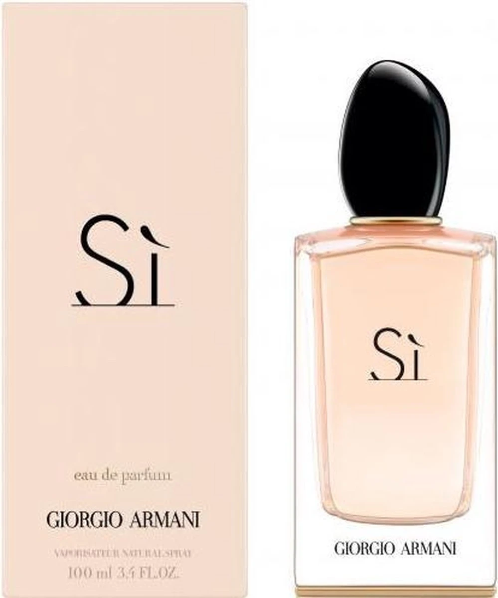 Giorgio Armani Sì 100 Ml - Eau De Parfum - Damesparfum 2 Giorgio Armani Sì 100 Ml - Eau De Parfum - Damesparfum - Afbeelding 2